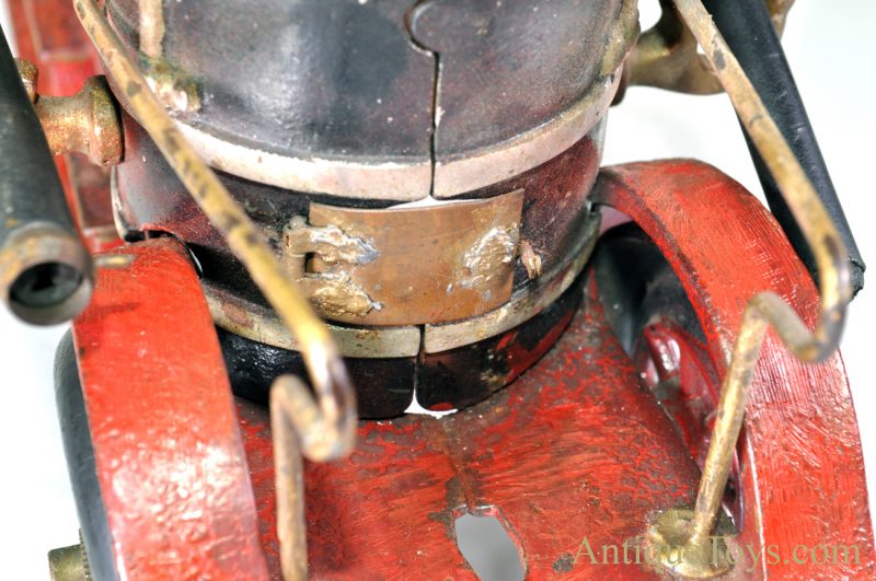 Kenton ca. 1920’s Large Cast Iron Fire Engine Pumper Truck Period Customized for Sale <FONT COLOR="ff000 ">*SOLD*</font> - Image 5