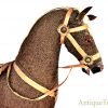 Rare Antique Primitive German Pull Toy Riding Horse on Wooden Platform Museum Piece <FONT COLOR="ff000 ">*SOLD*</font> - Image 7