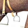 Rare Antique Primitive German Pull Toy Riding Horse on Wooden Platform Museum Piece <FONT COLOR="ff000 ">*SOLD*</font> - Image 11
