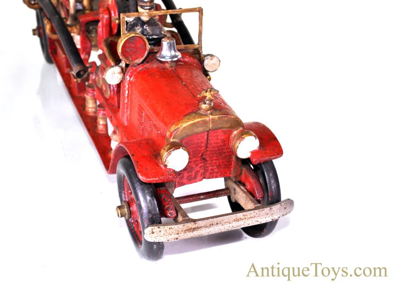 Kenton ca. 1920’s Large Cast Iron Fire Engine Pumper Truck Period Customized for Sale <FONT COLOR="ff000 ">*SOLD*</font> - Image 12