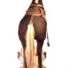 Rare Antique Primitive German Pull Toy Riding Horse on Wooden Platform Museum Piece <FONT COLOR="ff000 ">*SOLD*</font> - Image 4
