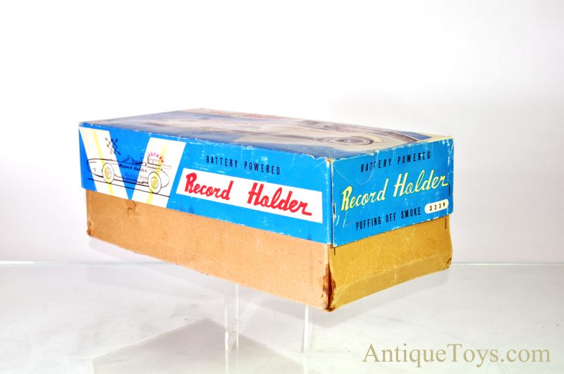 Rare Vintage Masudaya Modern Toys MT Japan Battery Op. Tin Lithographed #9 Race Car with Box <FONT COLOR="ff000 ">*SOLD*</font> - Image 20