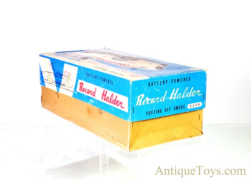 Rare Vintage Masudaya Modern Toys MT Japan Battery Op. Tin Lithographed #9 Race Car with Box <FONT COLOR="ff000 ">*SOLD*</font> - Image 19