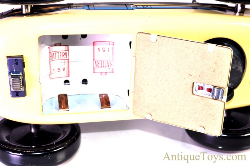 Rare Vintage Masudaya Modern Toys MT Japan Battery Op. Tin Lithographed #9 Race Car with Box <FONT COLOR="ff000 ">*SOLD*</font> - Image 8