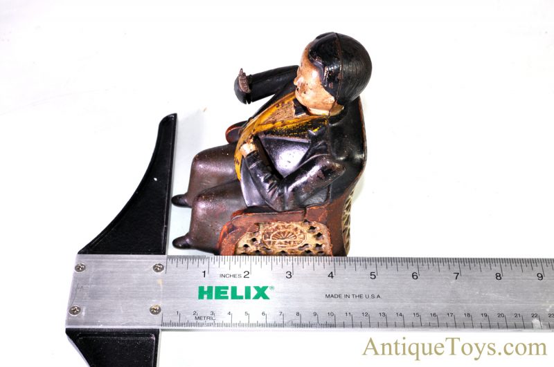 J. & E. Stevens Co. Tammany Bank "Little Fat Man" Cast Iron Mechanical Bank No. 230 <FONT COLOR="ff000 ">*SOLD*</font> - Image 16