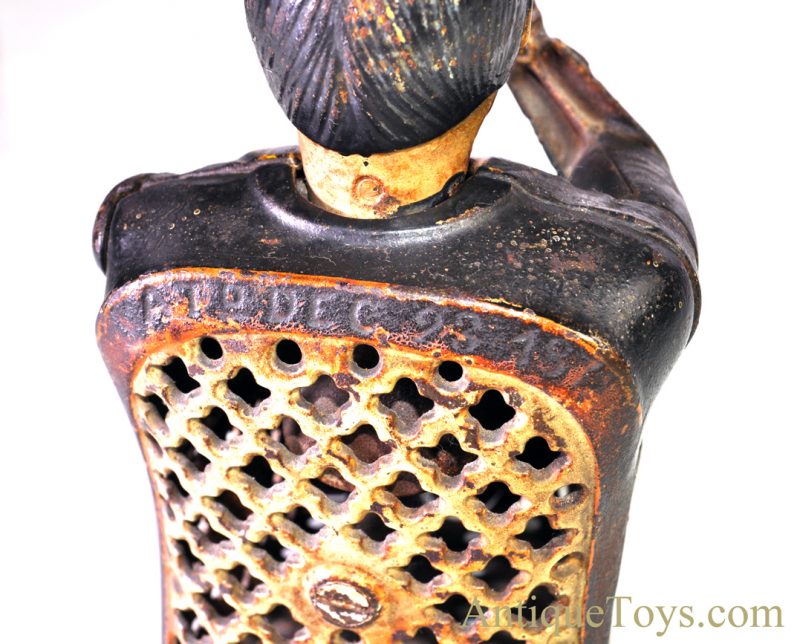 J. & E. Stevens Co. Tammany Bank "Little Fat Man" Cast Iron Mechanical Bank No. 230 <FONT COLOR="ff000 ">*SOLD*</font> - Image 6