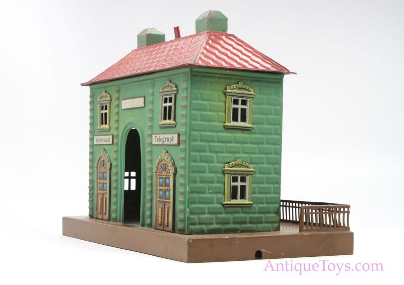 Marklin Tin Train Station For Sale- Antique Toy <FONT COLOR="ff000 ">*SOLD*</font> - Image 3