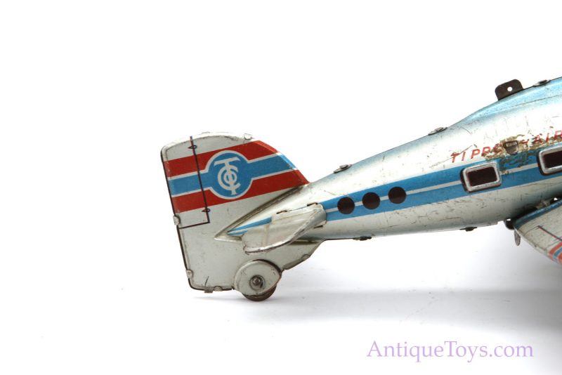 Tipp & Co German Tin Airplane Toy TC-55 <FONT COLOR="ff000 ">*SOLD*</font> - Image 9