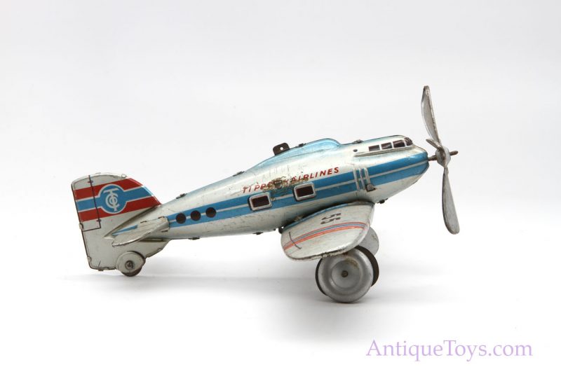 Tipp & Co German Tin Airplane Toy TC-55 <FONT COLOR="ff000 ">*SOLD*</font> - Image 8