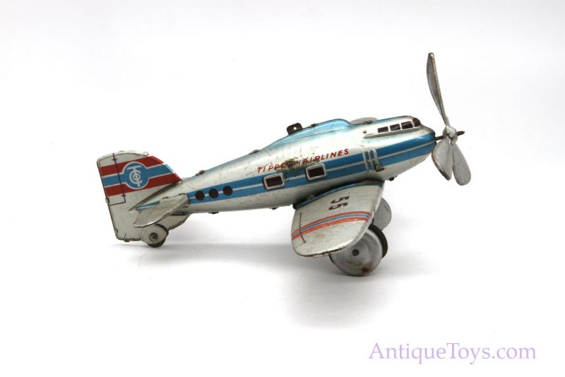 Tipp & Co German Tin Airplane Toy TC-55 <FONT COLOR="ff000 ">*SOLD*</font>