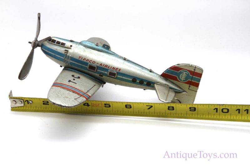 Tipp & Co German Tin Airplane Toy TC-55 <FONT COLOR="ff000 ">*SOLD*</font> - Image 3