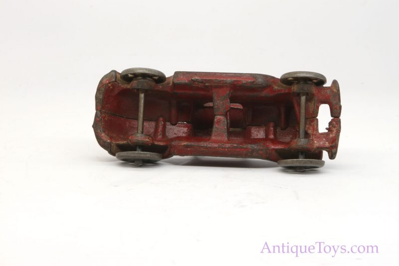 AC Williams Red Cast Iron CoupeConvertible Car <FONT COLOR="ff000 ">*SOLD*</font> - Image 6