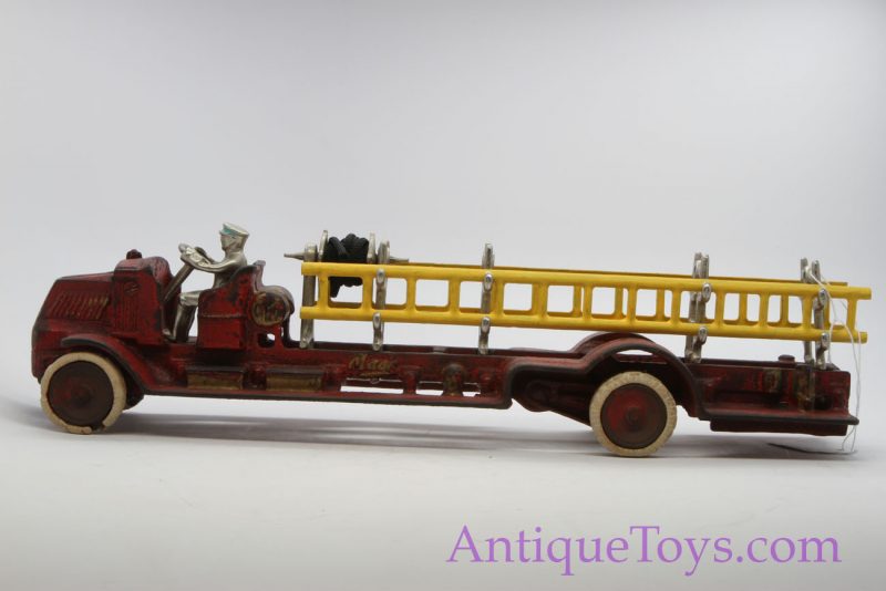 Arcade Cast Iron Mack Fire Truck with Ladders <FONT COLOR="ff000 ">*SOLD*</font> - Image 15