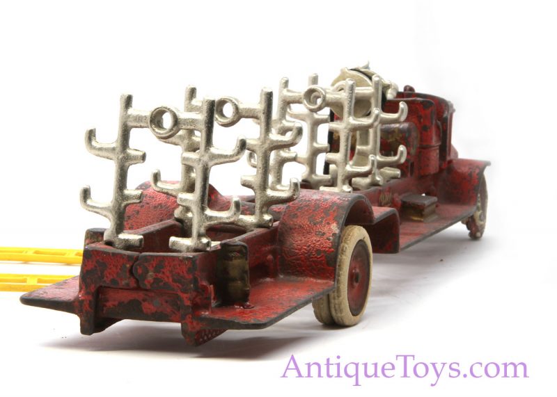 Arcade Cast Iron Mack Fire Truck with Ladders <FONT COLOR="ff000 ">*SOLD*</font> - Image 11