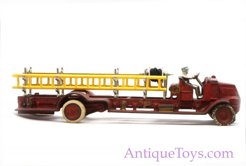 Arcade Cast Iron Mack Fire Truck with Ladders <FONT COLOR="ff000 ">*SOLD*</font> - Image 9