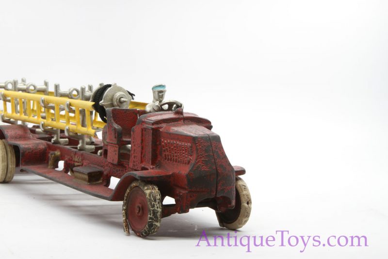 Arcade Cast Iron Mack Fire Truck with Ladders <FONT COLOR="ff000 ">*SOLD*</font> - Image 8