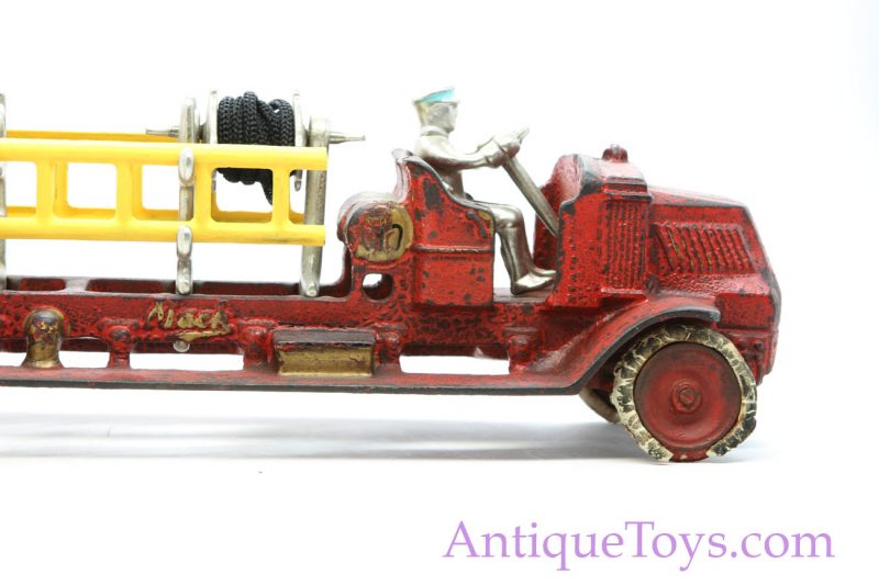 Arcade Cast Iron Mack Fire Truck with Ladders <FONT COLOR="ff000 ">*SOLD*</font>