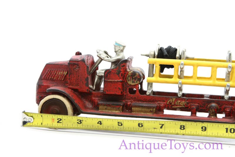Arcade Cast Iron Mack Fire Truck with Ladders <FONT COLOR="ff000 ">*SOLD*</font> - Image 2