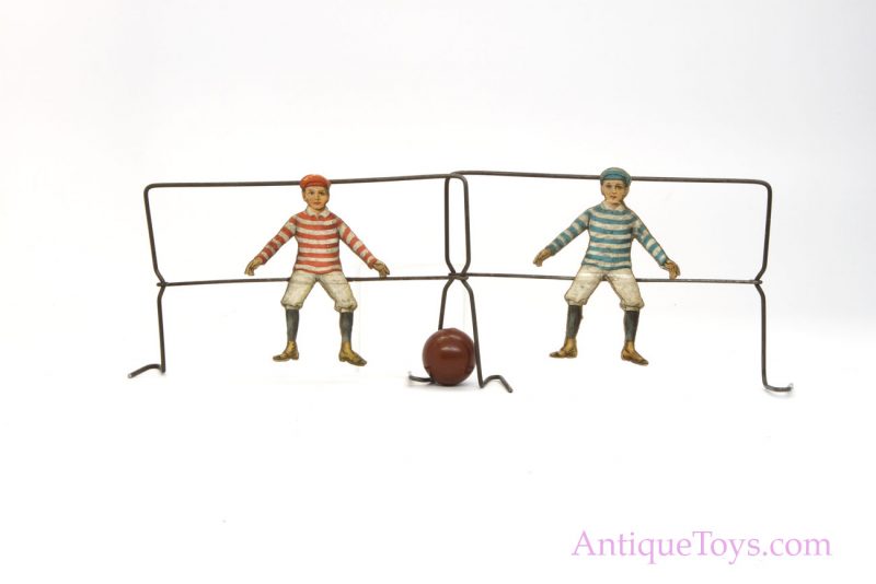 Vintage Blow Football (Soccer) Game “Improved Edition” German Pre-War Toy for Sale - Image 8