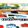 Vintage 1962 Exclusive Sears Shioji Turnpike Auto Transport Pressed Steel 9 Friction Vehicles Japanese with Box <FONT COLOR="ff000 ">*SOLD*</font> - Image 2