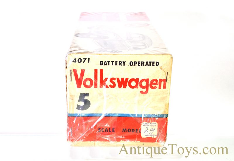 Vintage 1960’s Bandai Battery Op. Tin Lithograph Red Volkswagen Sedan VW Bug Japan #4071 <FONT COLOR="ff000 ">*SOLD*</font> - Image 19