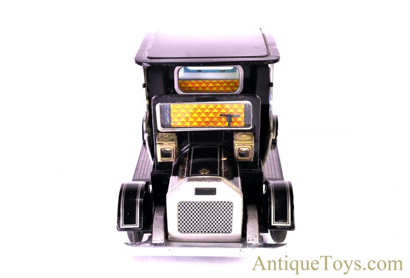 Vintage Horikowa (S.H) Tin Lithographed Battery Op. "Old Timer Car" in Black with Box Japan Toy <FONT COLOR="ff000 ">*SOLD*</font> - Image 8