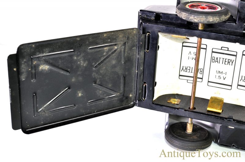 Vintage Horikowa (S.H) Tin Lithographed Battery Op. "Old Timer Car" in Black with Box Japan Toy <FONT COLOR="ff000 ">*SOLD*</font> - Image 13