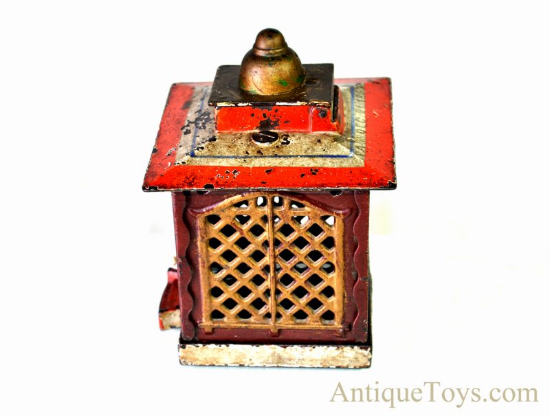 Antique J. & E. Stevens Co. ca. 1869 Cast Iron “Hall's Excelsior Bank” Mechanical Bank <FONT COLOR="ff000 ">*SOLD*</font> - Image 6