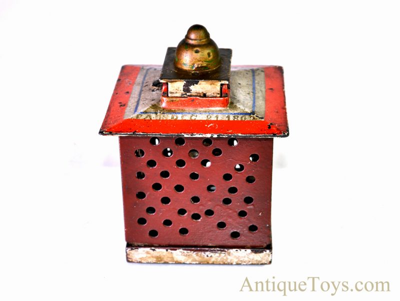 Antique J. & E. Stevens Co. ca. 1869 Cast Iron “Hall's Excelsior Bank” Mechanical Bank <FONT COLOR="ff000 ">*SOLD*</font> - Image 8