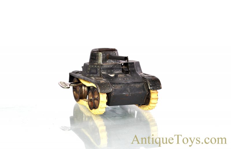 Gama Toys No. 70 Tin Lithographed Tank German Windup Toy <FONT COLOR="ff000 ">*SOLD*</font> - Image 4