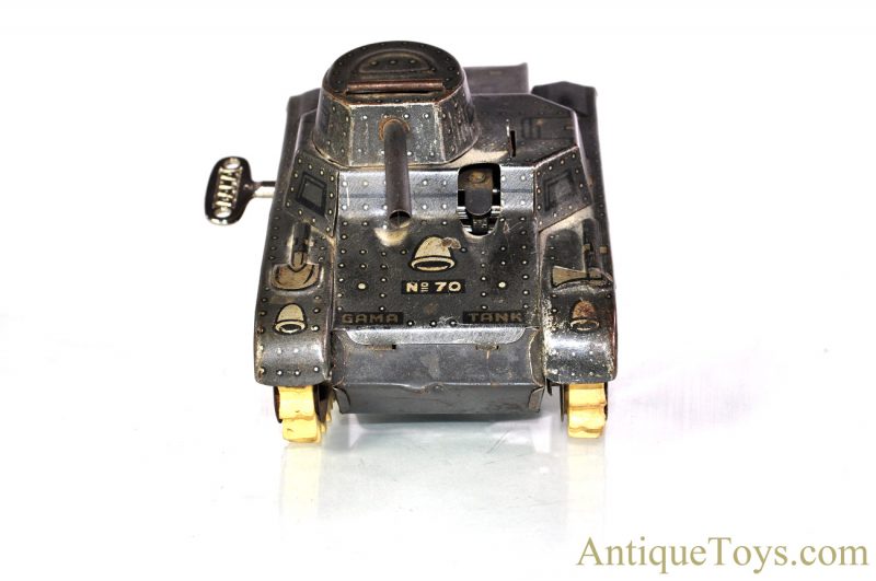 Gama Toys No. 70 Tin Lithographed Tank German Windup Toy <FONT COLOR="ff000 ">*SOLD*</font> - Image 8