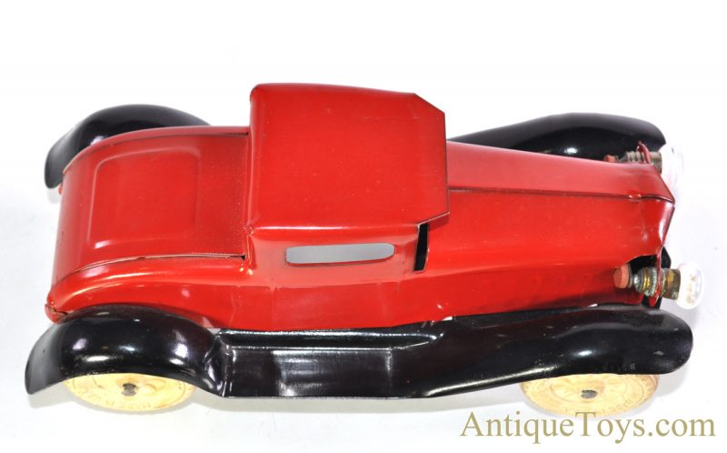 Wyandotte All Metal Products Company Red Pressed Steel #331 Battery Op. Coupe, Rubber Tires, with Original Box f<FONT COLOR="ff000 ">*SOLD*</font> - Image 8