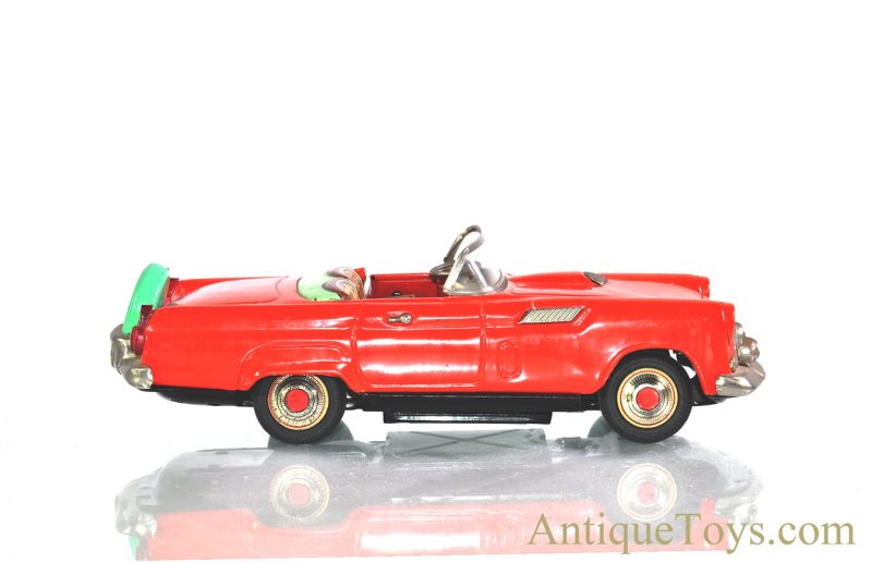 Vintage Nomura (TN) "Marvellous Car" Tin Lithographed Battery Operated '56 Thunderbird Speedster, Japanese Toy Car with Box <FONT COLOR="ff000 ">*SOLD*</font> - Image 2