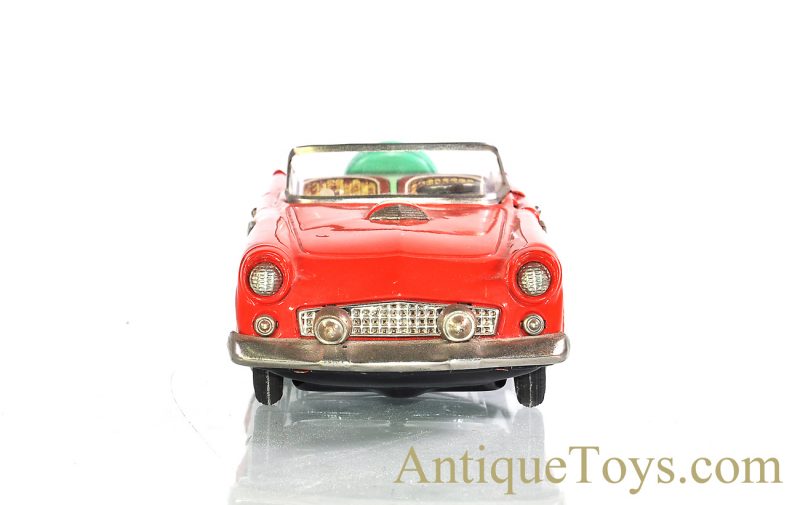 Vintage Nomura (TN) "Marvellous Car" Tin Lithographed Battery Operated '56 Thunderbird Speedster, Japanese Toy Car with Box <FONT COLOR="ff000 ">*SOLD*</font> - Image 4
