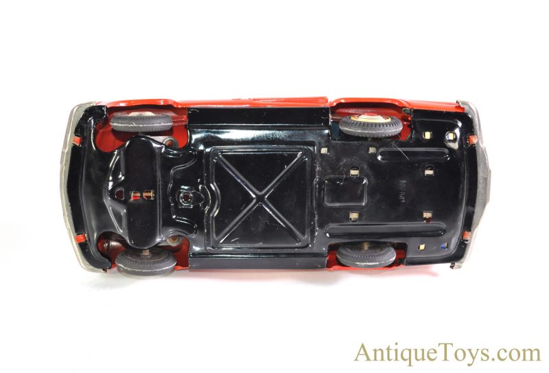 Vintage Nomura (TN) "Marvellous Car" Tin Lithographed Battery Operated '56 Thunderbird Speedster, Japanese Toy Car with Box <FONT COLOR="ff000 ">*SOLD*</font> - Image 11