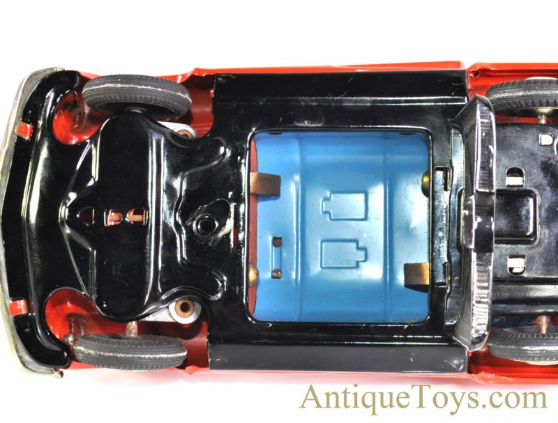 Vintage Nomura (TN) "Marvellous Car" Tin Lithographed Battery Operated '56 Thunderbird Speedster, Japanese Toy Car with Box <FONT COLOR="ff000 ">*SOLD*</font> - Image 13