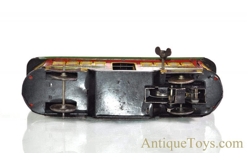 Fischer Nifty Toys Tin Lithographed Windup “Main Street Trolley” German Toy <FONT COLOR="ff000 ">*SOLD*</font> - Image 7