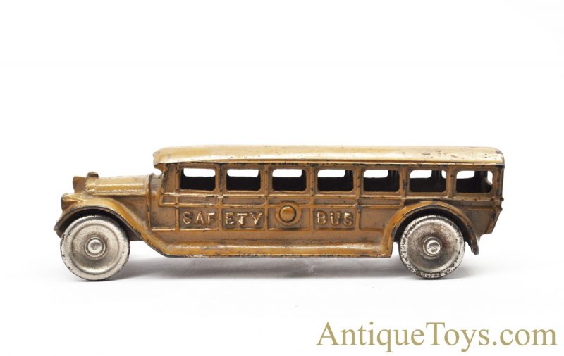 Vintage Kilgore “Safety Bus” Mustard Cast Iron B760 School Bus <FONT COLOR="ff000 ">*SOLD*</font> - Image 2