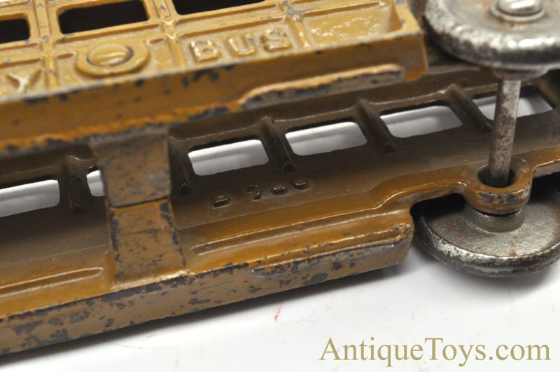 Vintage Kilgore “Safety Bus” Mustard Cast Iron B760 School Bus <FONT COLOR="ff000 ">*SOLD*</font> - Image 8