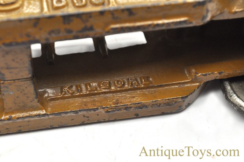 Vintage Kilgore “Safety Bus” Mustard Cast Iron B760 School Bus <FONT COLOR="ff000 ">*SOLD*</font> - Image 9