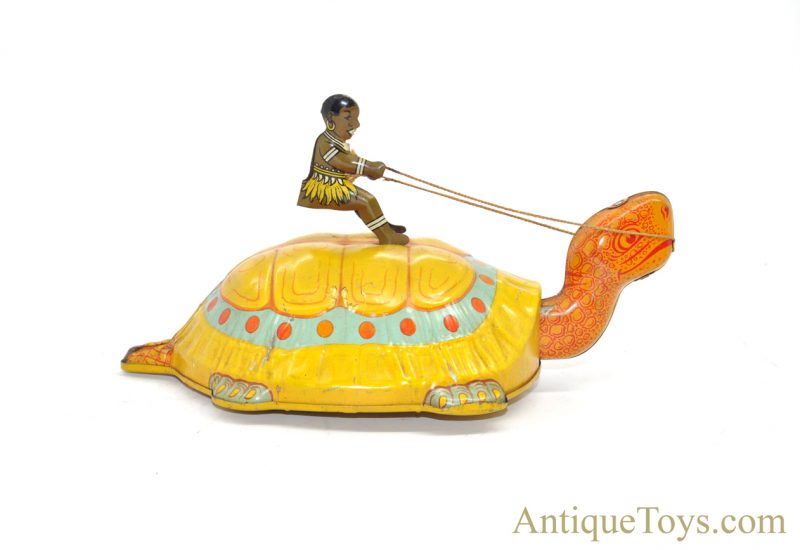 Vintage Chein Mechanical Turtle Tin Lithographed Windup Toy #145 <FONT COLOR="ff000 ">*SOLD*</font>