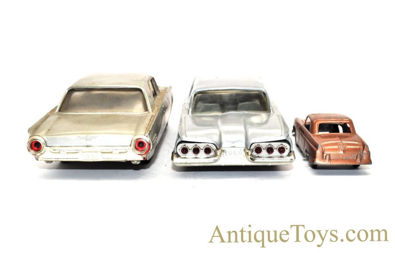 Vintage Lot of 3 Tootsietoy and AMT/Remco Promotional Model Vehicles 1960-1961 Ford Thunderbird Cars <FONT COLOR="ff000 ">*SOLD*</font> - Image 8