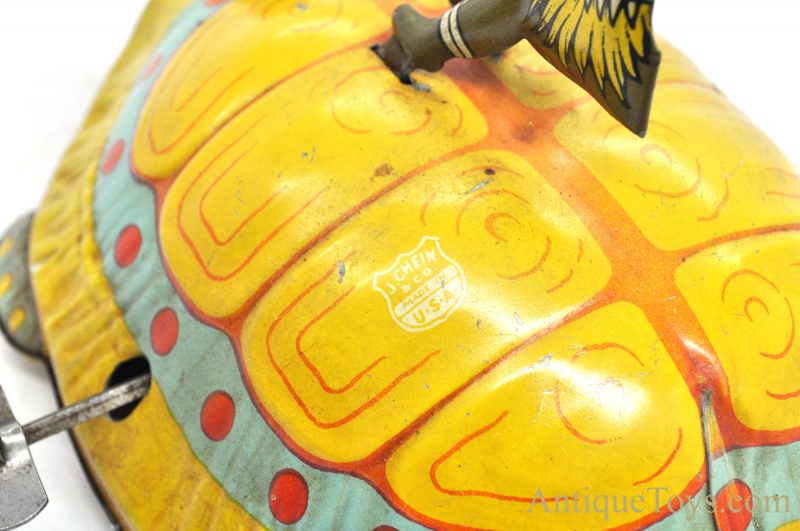 Vintage Chein Mechanical Turtle Tin Lithographed Windup Toy #145 <FONT COLOR="ff000 ">*SOLD*</font> - Image 10