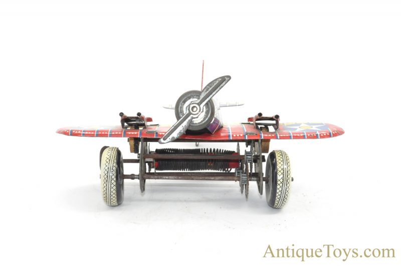 1930’s Marx Toys U.S. Army "Pursuit Plane" Fighter Jet #712 Tin Lithographed Windup Toy <FONT COLOR="ff000 ">*SOLD*</font> - Image 5