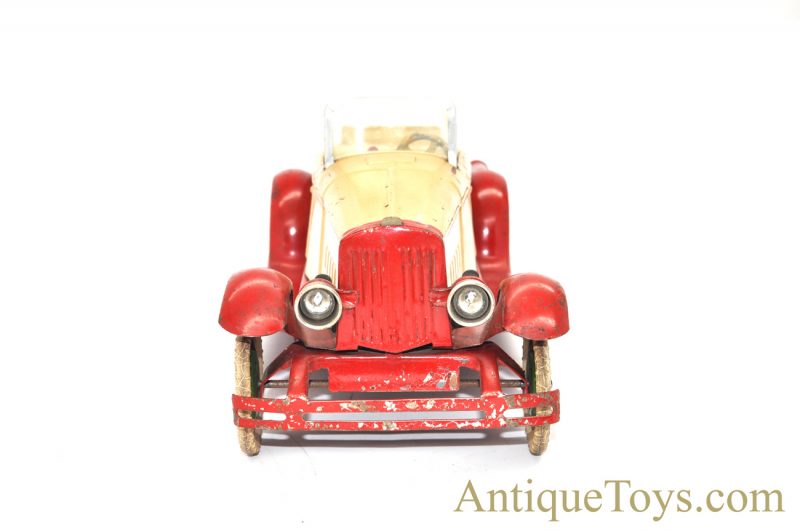 Antique 1930’s Kingsbury Toys Battery Operated & Windup Roadster Pressed Steel with Lights for Sale <FONT COLOR="ff000 ">*SOLD*</font> - Image 5