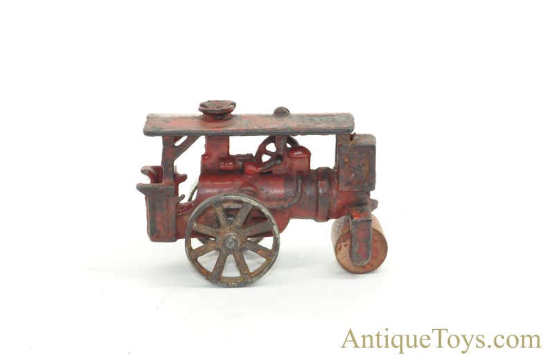 Hubley Road Roller Steamroller Red Cast Iron Toy <FONT COLOR="ff000 ">*SOLD*</font>