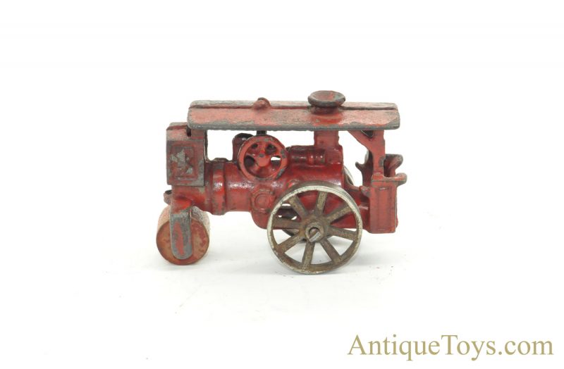 Hubley Road Roller Steamroller Red Cast Iron Toy <FONT COLOR="ff000 ">*SOLD*</font> - Image 2