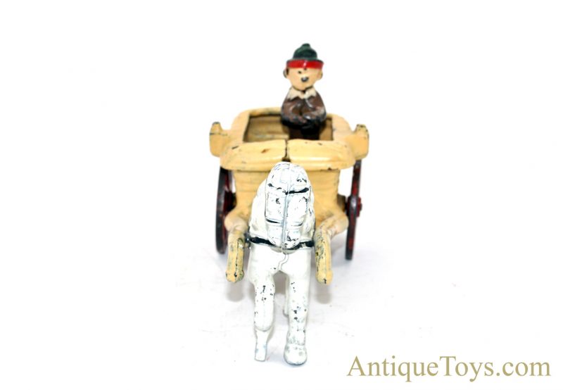 Antique ca. 1920’s Arcade Chester Gump in His Pony Cart “The Gumps” Andy Gump Sidney Smith Cast #406 Iron Toy <FONT COLOR="ff000 ">*SOLD*</font> - Image 2