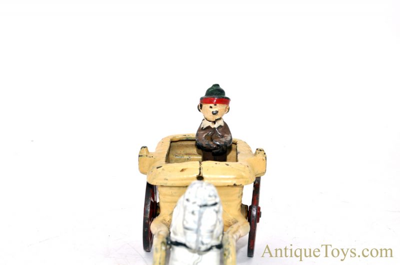Antique ca. 1920’s Arcade Chester Gump in His Pony Cart “The Gumps” Andy Gump Sidney Smith Cast #406 Iron Toy <FONT COLOR="ff000 ">*SOLD*</font> - Image 3