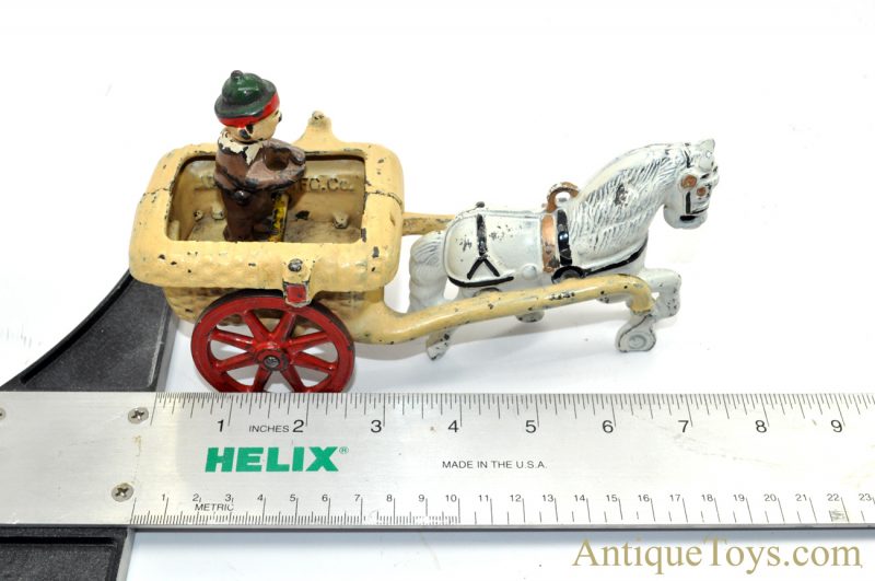 Antique ca. 1920’s Arcade Chester Gump in His Pony Cart “The Gumps” Andy Gump Sidney Smith Cast #406 Iron Toy <FONT COLOR="ff000 ">*SOLD*</font> - Image 7